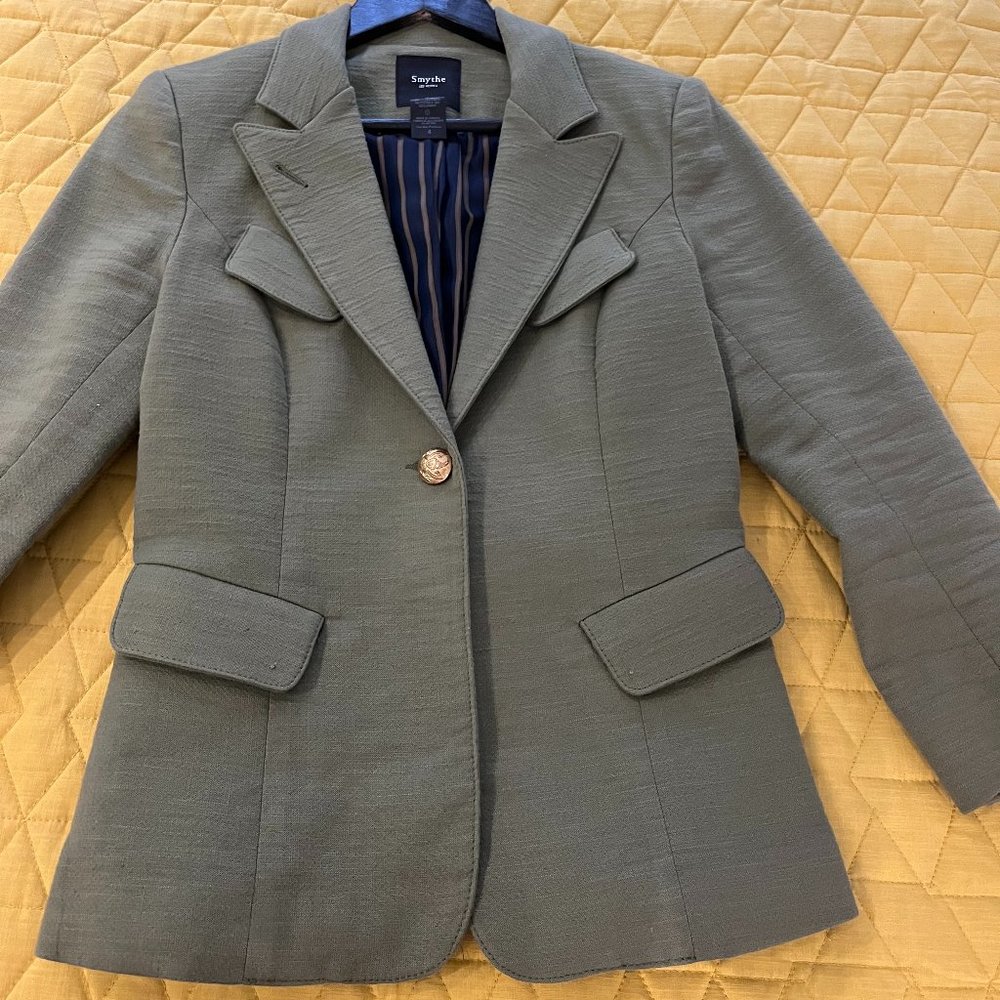 Smythe Army green blazer size 4